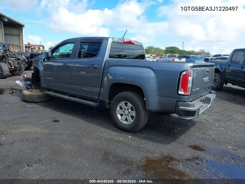 2018 GMC Canyon VIN: 1GTG5BEA3J1220497 Lot: 40240285