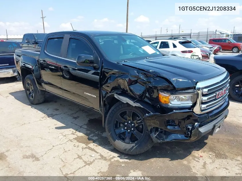 1GTG5CEN2J1208334 2018 GMC Canyon Sle