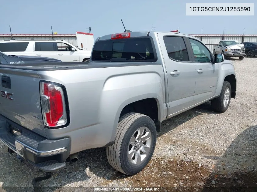 2018 GMC Canyon Sle VIN: 1GTG5CEN2J1255590 Lot: 40276481