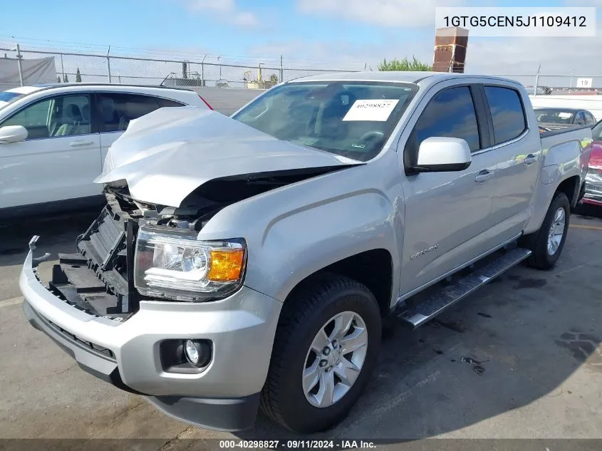 2018 GMC Canyon Sle VIN: 1GTG5CEN5J1109412 Lot: 40298827