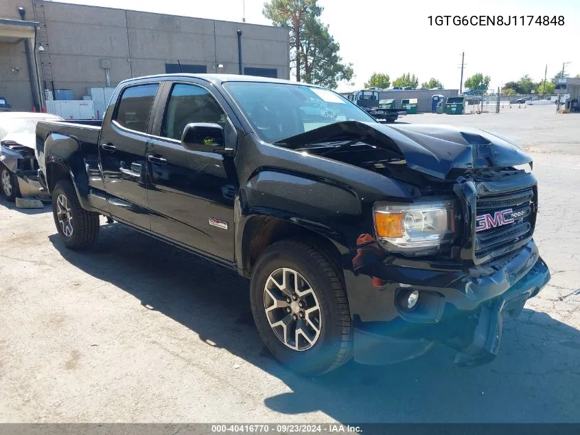 2018 GMC Canyon All Terrain W/Cloth VIN: 1GTG6CEN8J1174848 Lot: 40416770