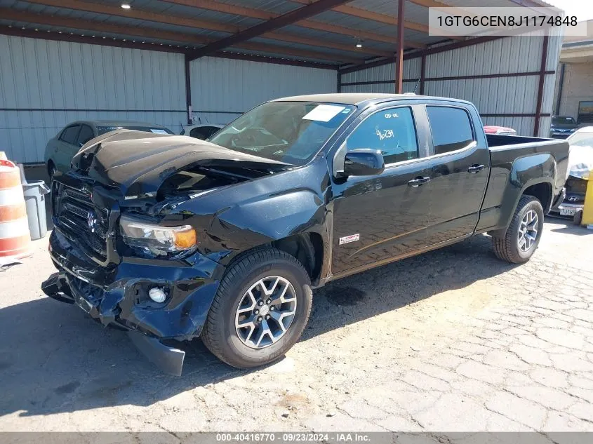 2018 GMC Canyon All Terrain W/Cloth VIN: 1GTG6CEN8J1174848 Lot: 40416770