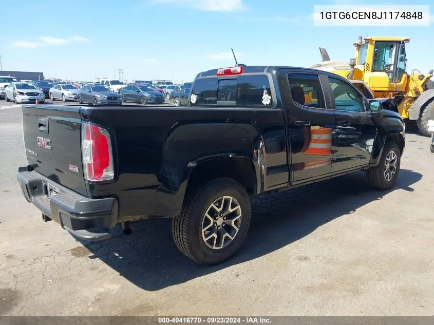 2018 GMC Canyon All Terrain W/Cloth VIN: 1GTG6CEN8J1174848 Lot: 40416770