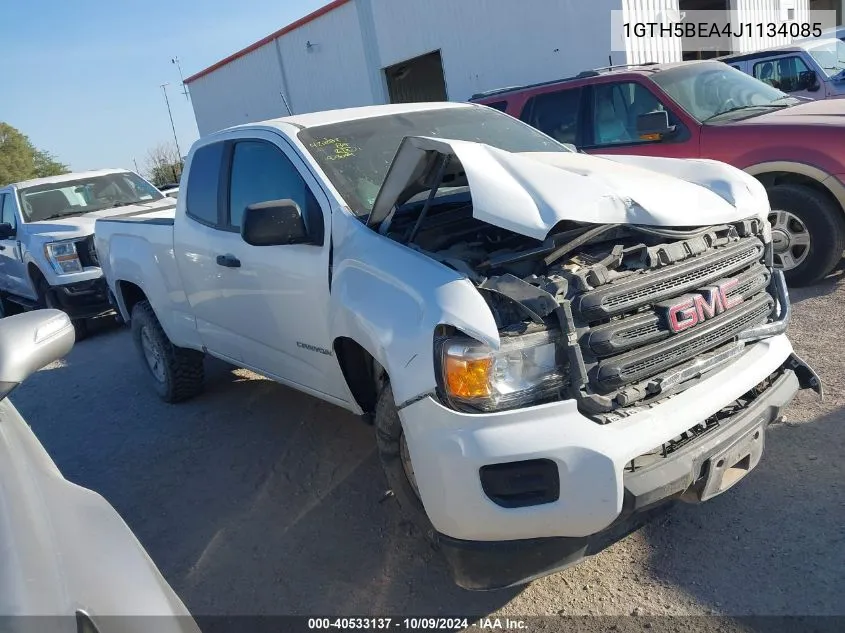 2018 GMC Canyon VIN: 1GTH5BEA4J1134085 Lot: 40533137