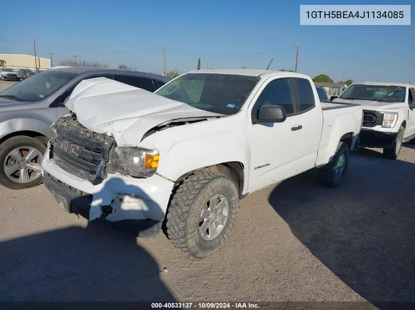 2018 GMC Canyon VIN: 1GTH5BEA4J1134085 Lot: 40533137