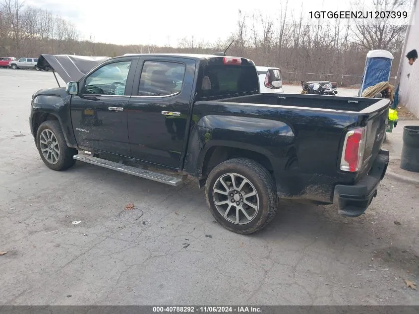 2018 GMC Canyon Denali VIN: 1GTG6EEN2J1207399 Lot: 40788292