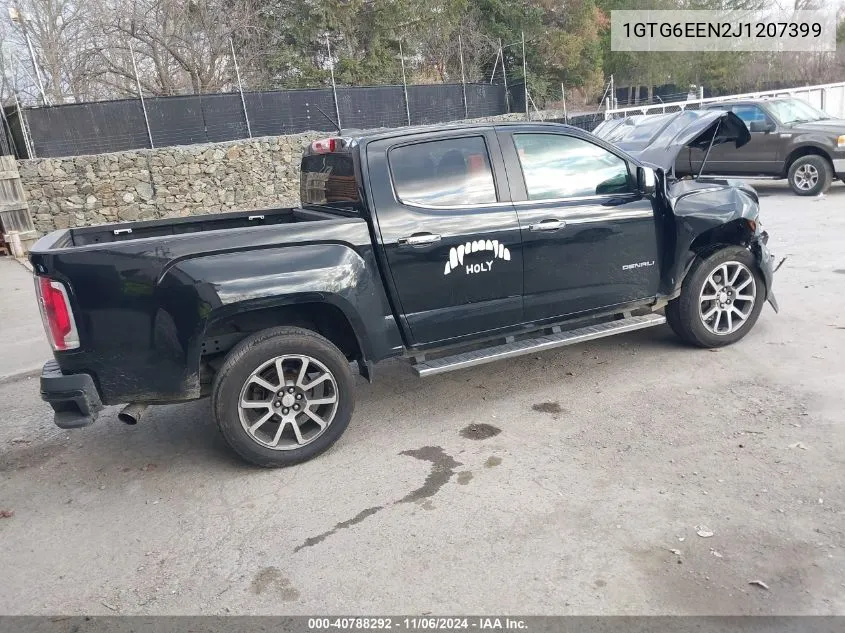 2018 GMC Canyon Denali VIN: 1GTG6EEN2J1207399 Lot: 40788292