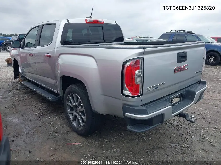 2018 GMC Canyon Denali VIN: 1GTG6EEN3J1325820 Lot: 40829034