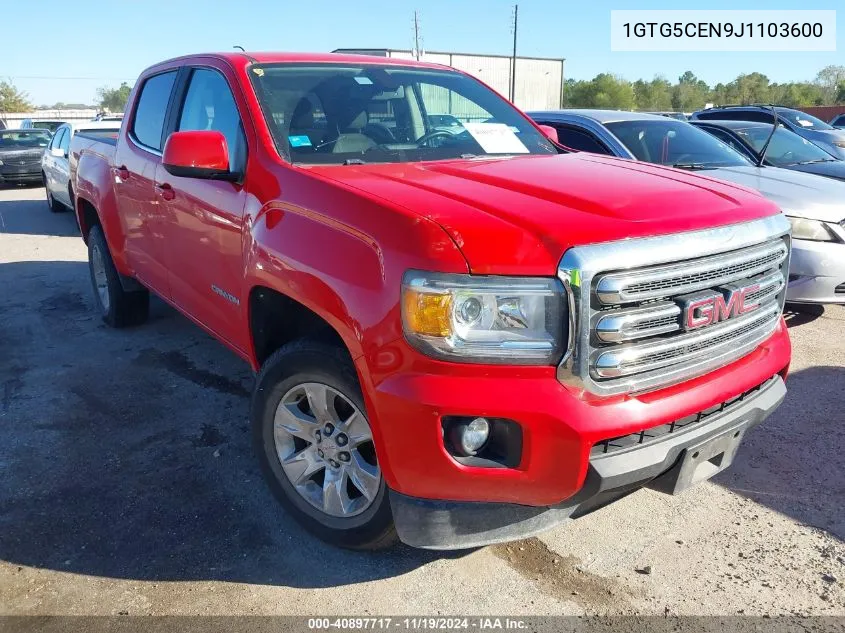 2018 GMC Canyon Sle VIN: 1GTG5CEN9J1103600 Lot: 40897717