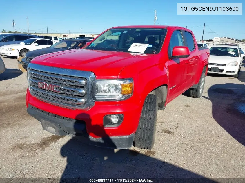 2018 GMC Canyon Sle VIN: 1GTG5CEN9J1103600 Lot: 40897717