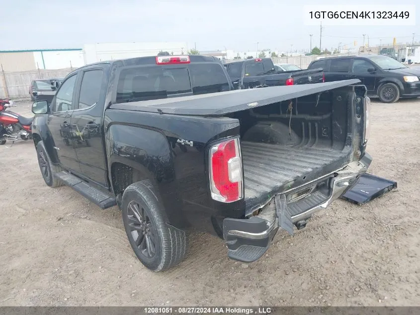 2019 GMC Canyon VIN: 1GTG6CEN4K1323449 Lot: 12081051