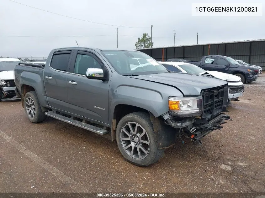 2019 GMC Canyon Denali VIN: 1GTG6EEN3K1200821 Lot: 39325396