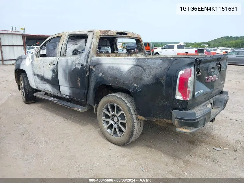 1GTG6EEN4K1151631 2019 GMC Canyon Denali