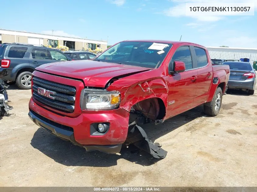 2019 GMC Canyon All Terrain W/Cloth VIN: 1GTG6FEN6K1130057 Lot: 40086072