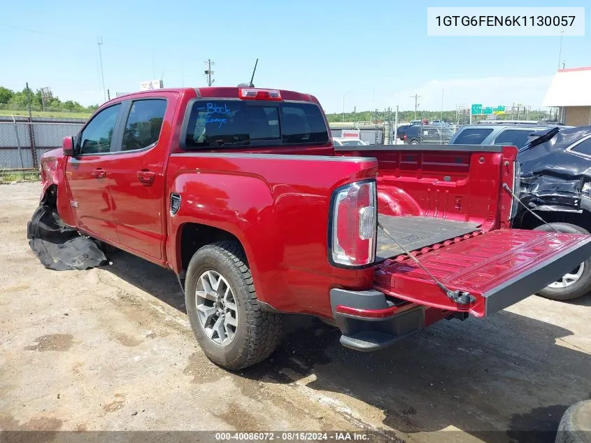 1GTG6FEN6K1130057 2019 GMC Canyon All Terrain W/Cloth