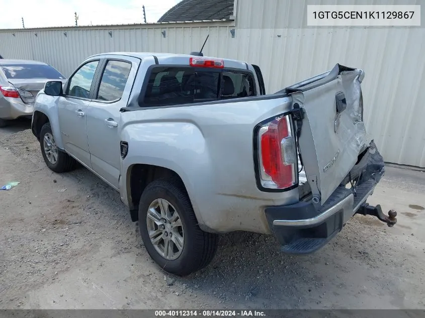 1GTG5CEN1K1129867 2019 GMC Canyon Sle