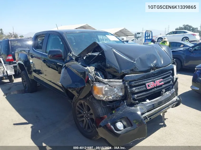 1GTG5CEN6K1339865 2019 GMC Canyon Sle