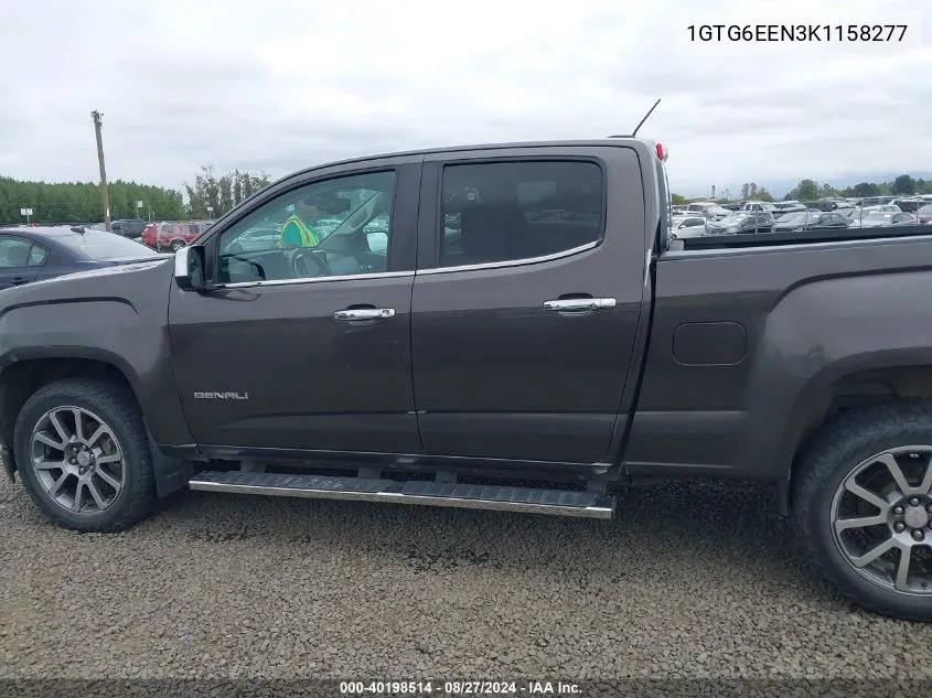 2019 GMC Canyon Denali VIN: 1GTG6EEN3K1158277 Lot: 40198514