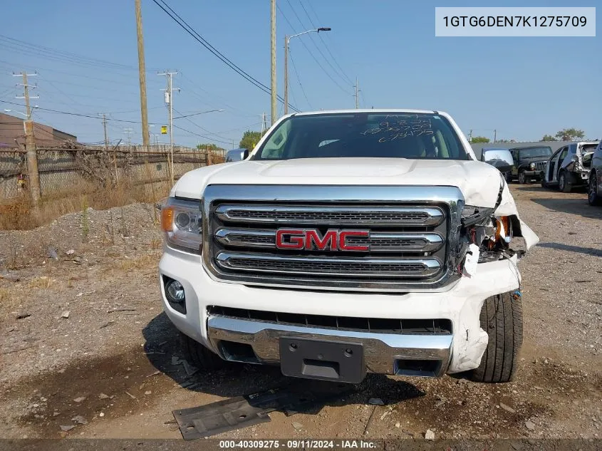 2019 GMC Canyon Slt VIN: 1GTG6DEN7K1275709 Lot: 40309275