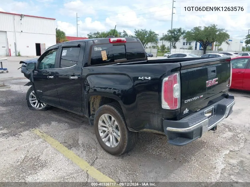 2019 GMC Canyon Slt VIN: 1GTG6DEN9K1263576 Lot: 40336717