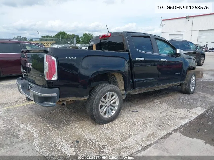 2019 GMC Canyon Slt VIN: 1GTG6DEN9K1263576 Lot: 40336717