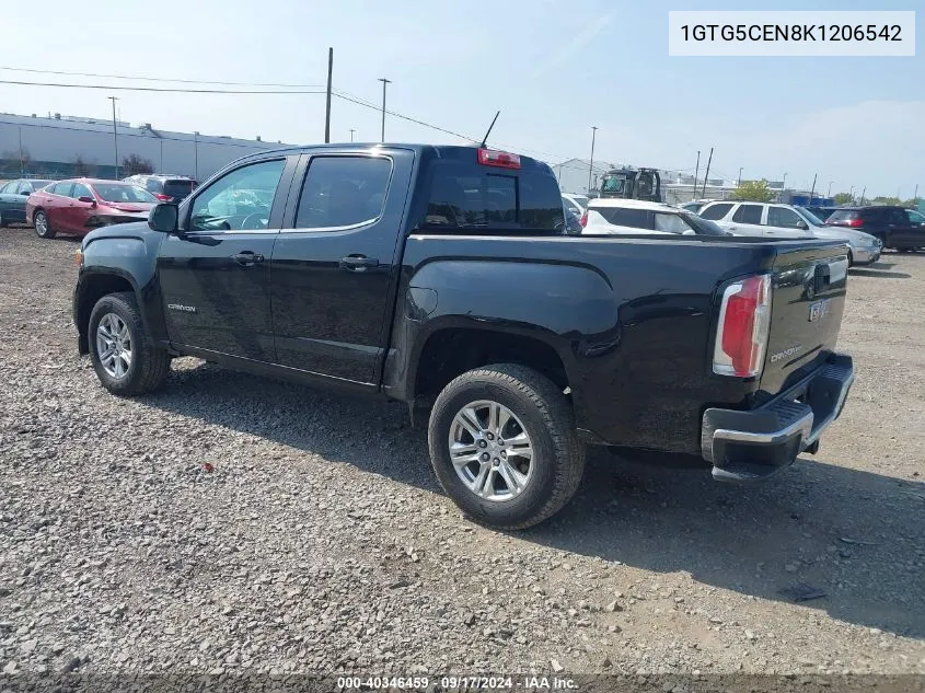 2019 GMC Canyon Sle VIN: 1GTG5CEN8K1206542 Lot: 40346459