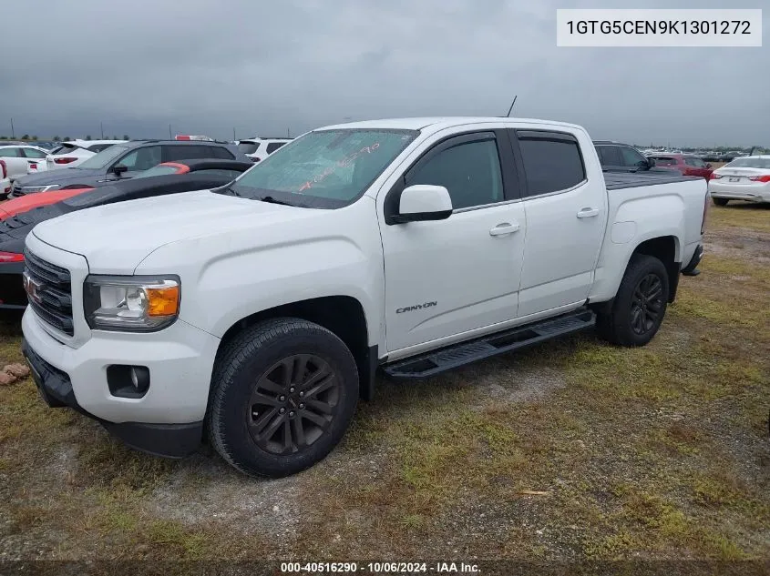 2019 GMC Canyon Sle VIN: 1GTG5CEN9K1301272 Lot: 40516290