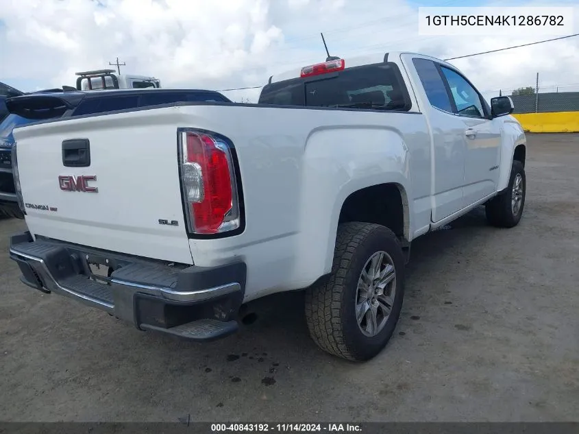 1GTH5CEN4K1286782 2019 GMC Canyon Sle