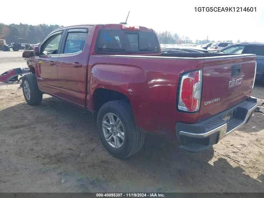 2019 GMC Canyon Sle VIN: 1GTG5CEA9K1214601 Lot: 40895307