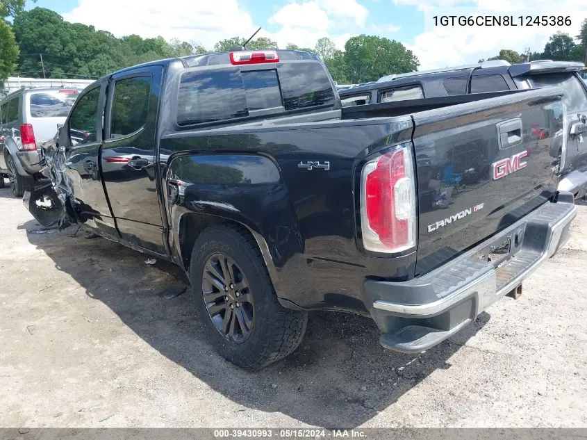 2020 GMC Canyon 4Wd Short Box Sle VIN: 1GTG6CEN8L1245386 Lot: 39430993