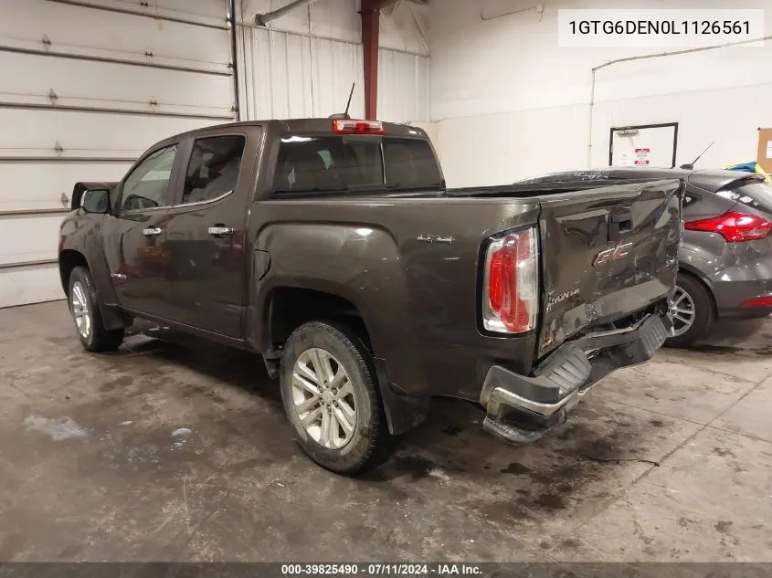 2020 GMC Canyon 4Wd Short Box Slt VIN: 1GTG6DEN0L1126561 Lot: 39825490