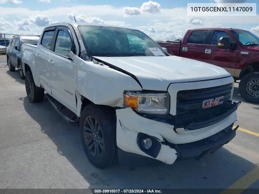 2020 GMC Canyon 2Wd Short Box Sle VIN: 1GTG5CENXL1147009 Lot: 39910017