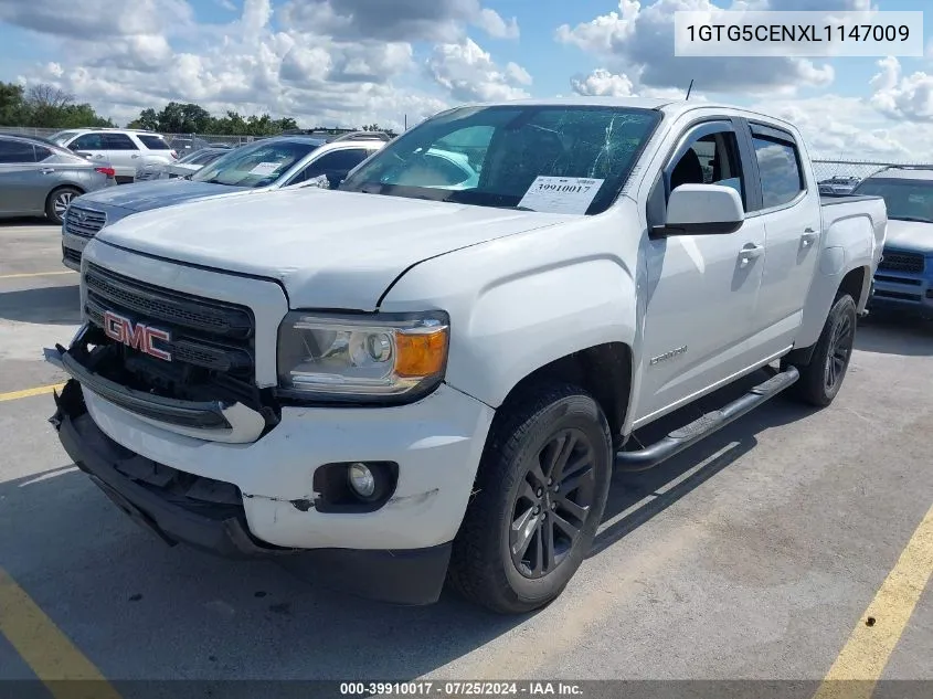 2020 GMC Canyon 2Wd Short Box Sle VIN: 1GTG5CENXL1147009 Lot: 39910017