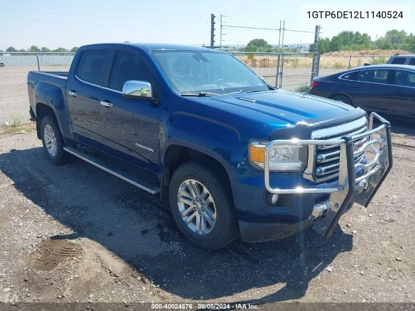 2020 GMC Canyon 4Wd Short Box Slt VIN: 1GTP6DE12L1140524 Lot: 40024576