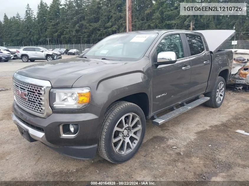 1GTG6EEN2L1210726 2020 GMC Canyon 4Wd Short Box Denali