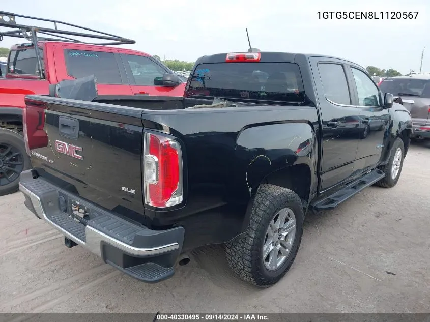 2020 GMC Canyon 2Wd Short Box Sle VIN: 1GTG5CEN8L1120567 Lot: 40330495