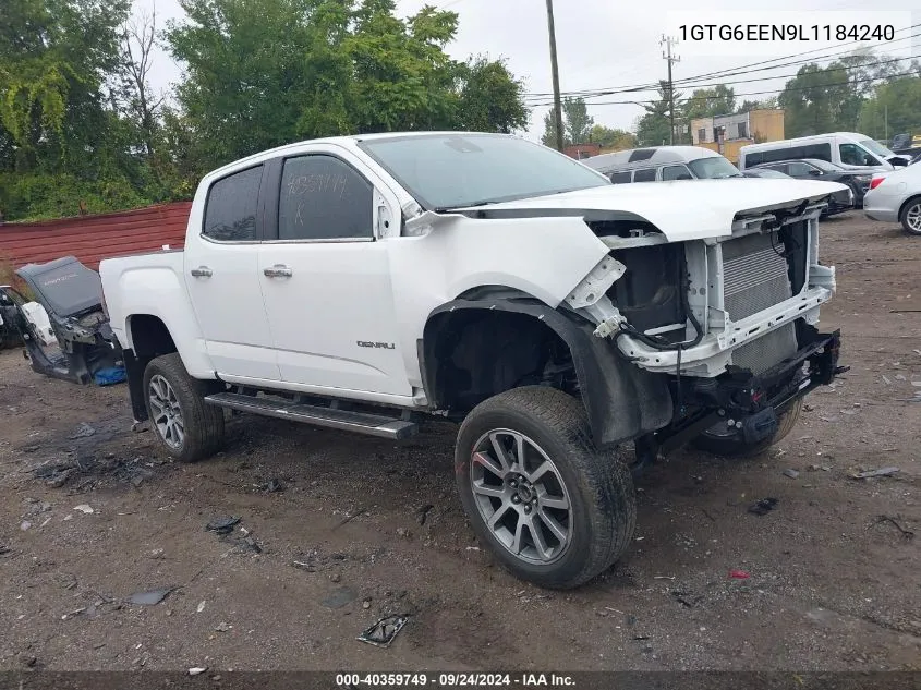 2020 GMC Canyon Denali VIN: 1GTG6EEN9L1184240 Lot: 40359749