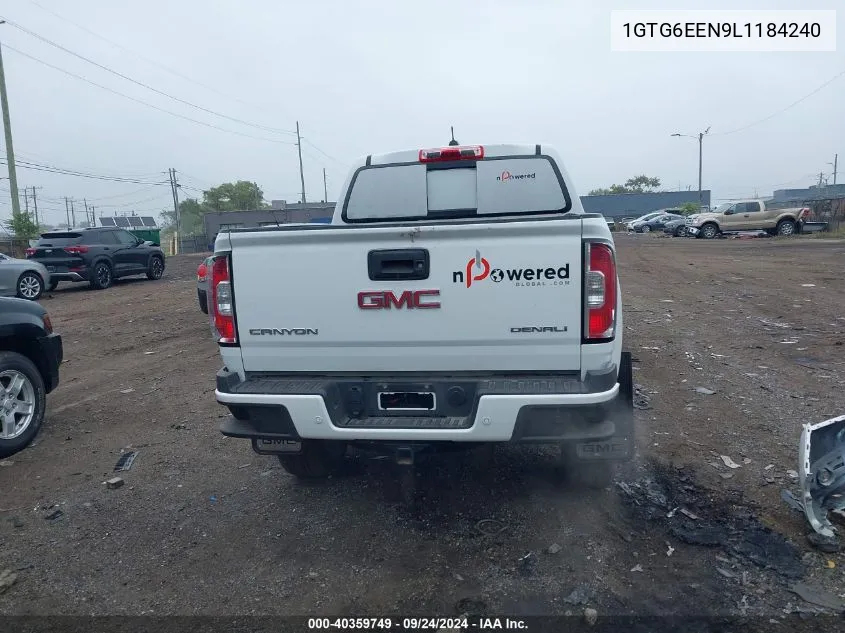 2020 GMC Canyon Denali VIN: 1GTG6EEN9L1184240 Lot: 40359749