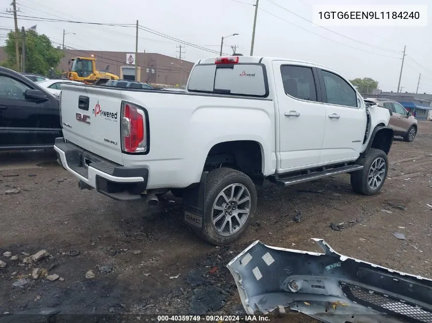 2020 GMC Canyon Denali VIN: 1GTG6EEN9L1184240 Lot: 40359749