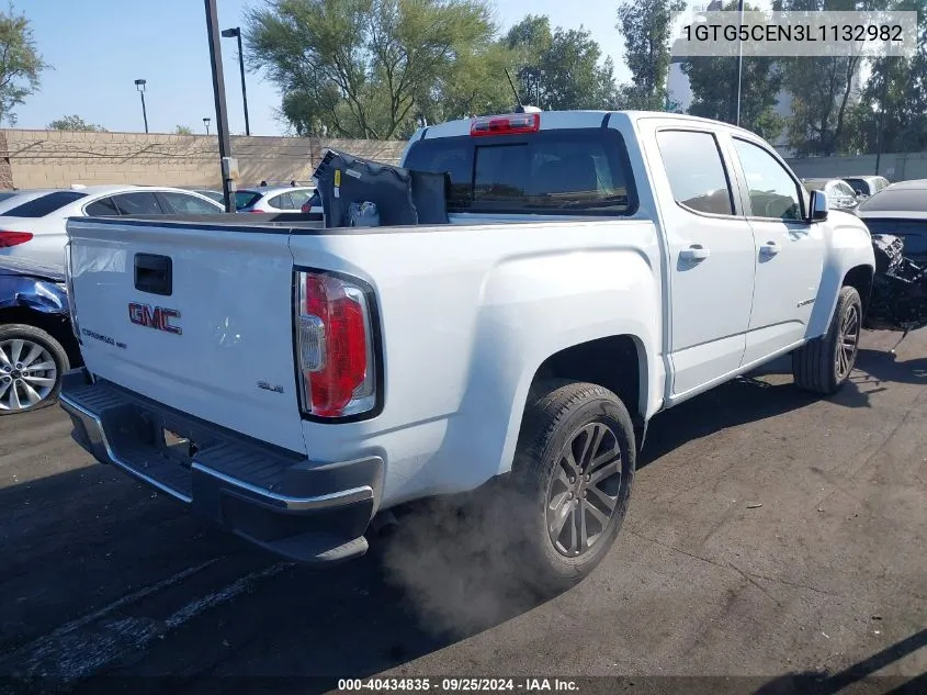 2020 GMC Canyon 2Wd Short Box Sle VIN: 1GTG5CEN3L1132982 Lot: 40434835