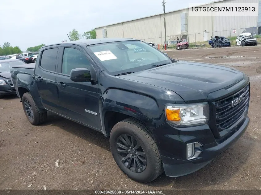 1GTG6CEN7M1123913 2021 GMC Canyon 4Wd Short Box Elevation