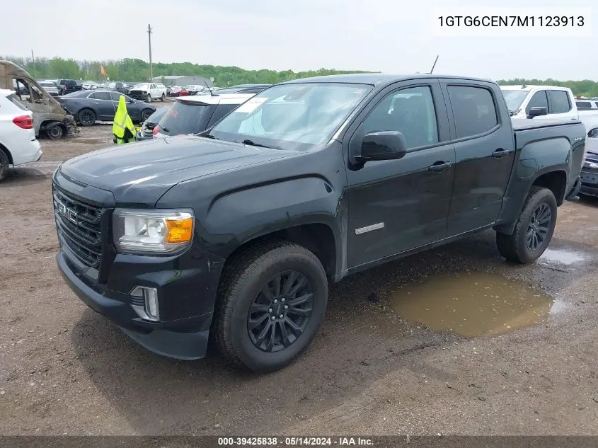 1GTG6CEN7M1123913 2021 GMC Canyon 4Wd Short Box Elevation