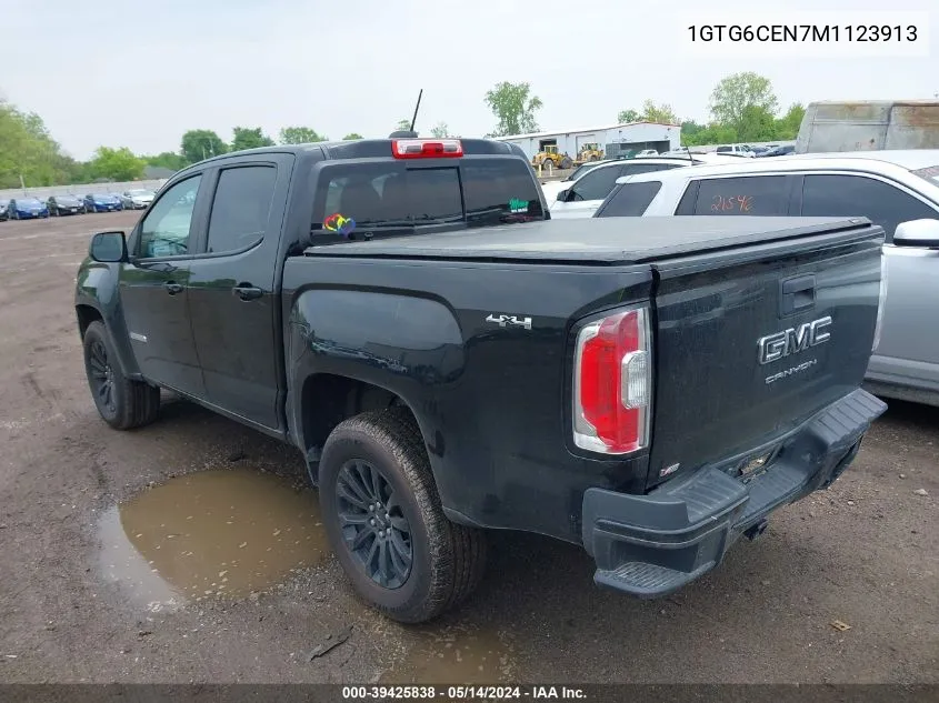 1GTG6CEN7M1123913 2021 GMC Canyon 4Wd Short Box Elevation