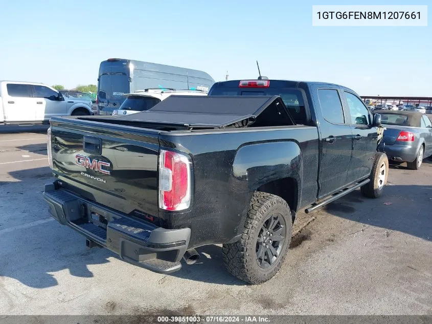 2021 GMC Canyon 4Wd Long Box At4 - Leather VIN: 1GTG6FEN8M1207661 Lot: 39851003