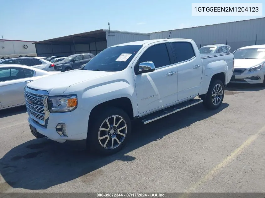 1GTG5EEN2M1204123 2021 GMC Canyon 2Wd Short Box Denali