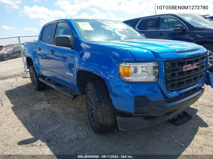 2021 GMC Canyon 2Wd Short Box Elevation Standard VIN: 1GTG5BEN0M1273780 Lot: 40308058