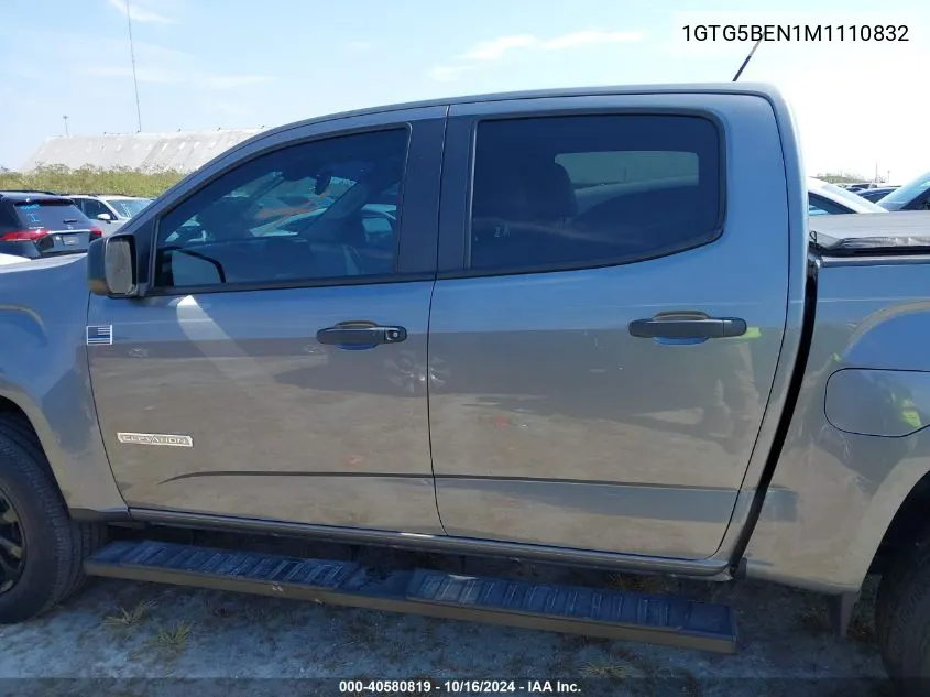 1GTG5BEN1M1110832 2021 GMC Canyon 2Wd Short Box Elevation Standard