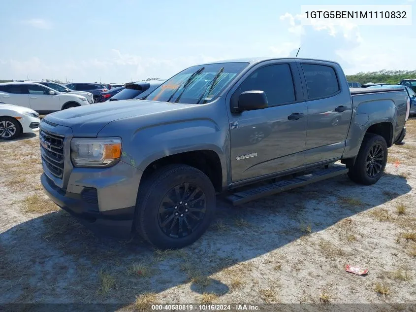 1GTG5BEN1M1110832 2021 GMC Canyon 2Wd Short Box Elevation Standard