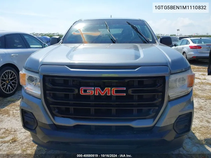 1GTG5BEN1M1110832 2021 GMC Canyon 2Wd Short Box Elevation Standard