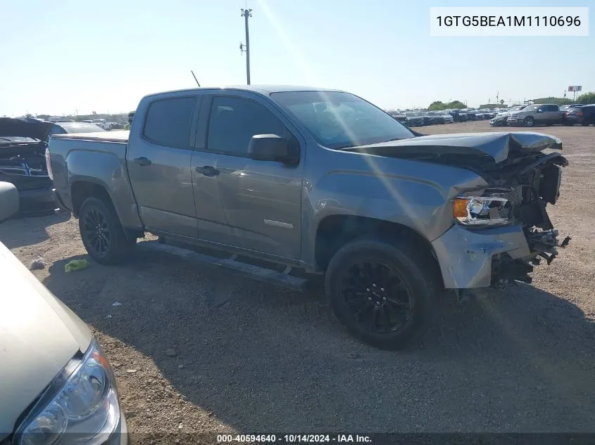 2021 GMC Canyon 2Wd Short Box Elevation Standard VIN: 1GTG5BEA1M1110696 Lot: 40594640